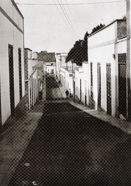 San Miguel de Abona.Calle principal a casco antiguo. Archivo Municipal de San Miguel de Abona